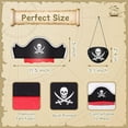 thumbnail image 2 of Set de parches para sombrero y ojo de pirata Legigo, 36 piezas, para disfraces de fiesta, 2 of 8