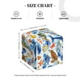 thumbnail image 4 of Sikiie Marine Animals Leather Tissue Box Cover Square, tissue box holder, Tissue Box with Bottom Belt-5.2”x5.2”x5.2”, 4 of 7