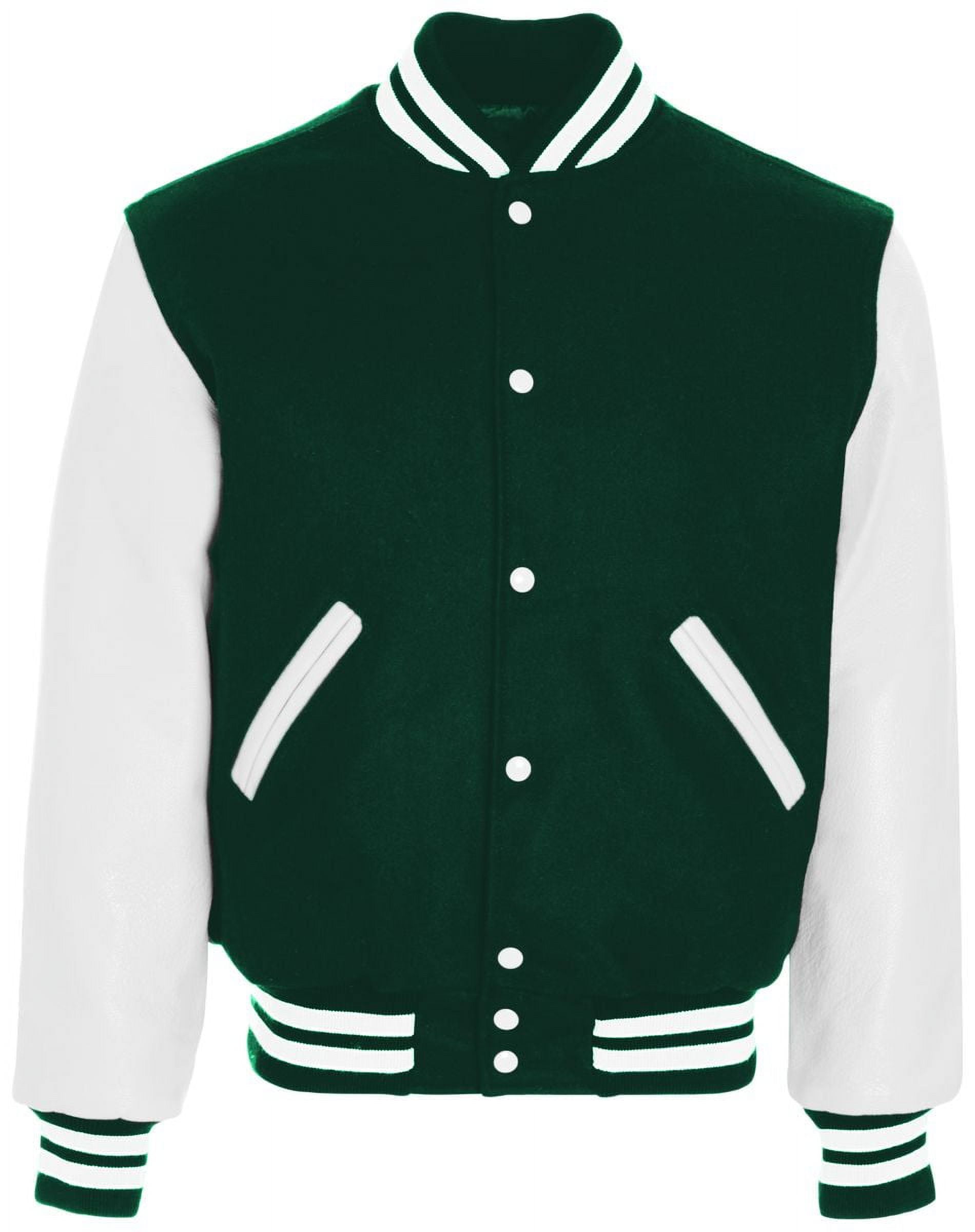 Holloway 224183.408.XL Varsity Jacket, Scarlet & White Holloway 224183.408.XL Varsity Jacket, Scarlet & White