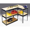 Shop Gorilla Rack 34" x 14" x 72" 5Shelf LBeam Unit, Black Great Prices Await