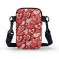 thumbnail image 2 of HELLHERO 4.33"x1.97"x7.09" Women Shoulder Bag, Adult with Vintage Red Heart, 2 of 7