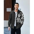 thumbnail image 3 of COOFANDY Men's Business Dress Shirt Long Sleeve Casual Slim Fit Button Down Print Shirt, 3 of 6