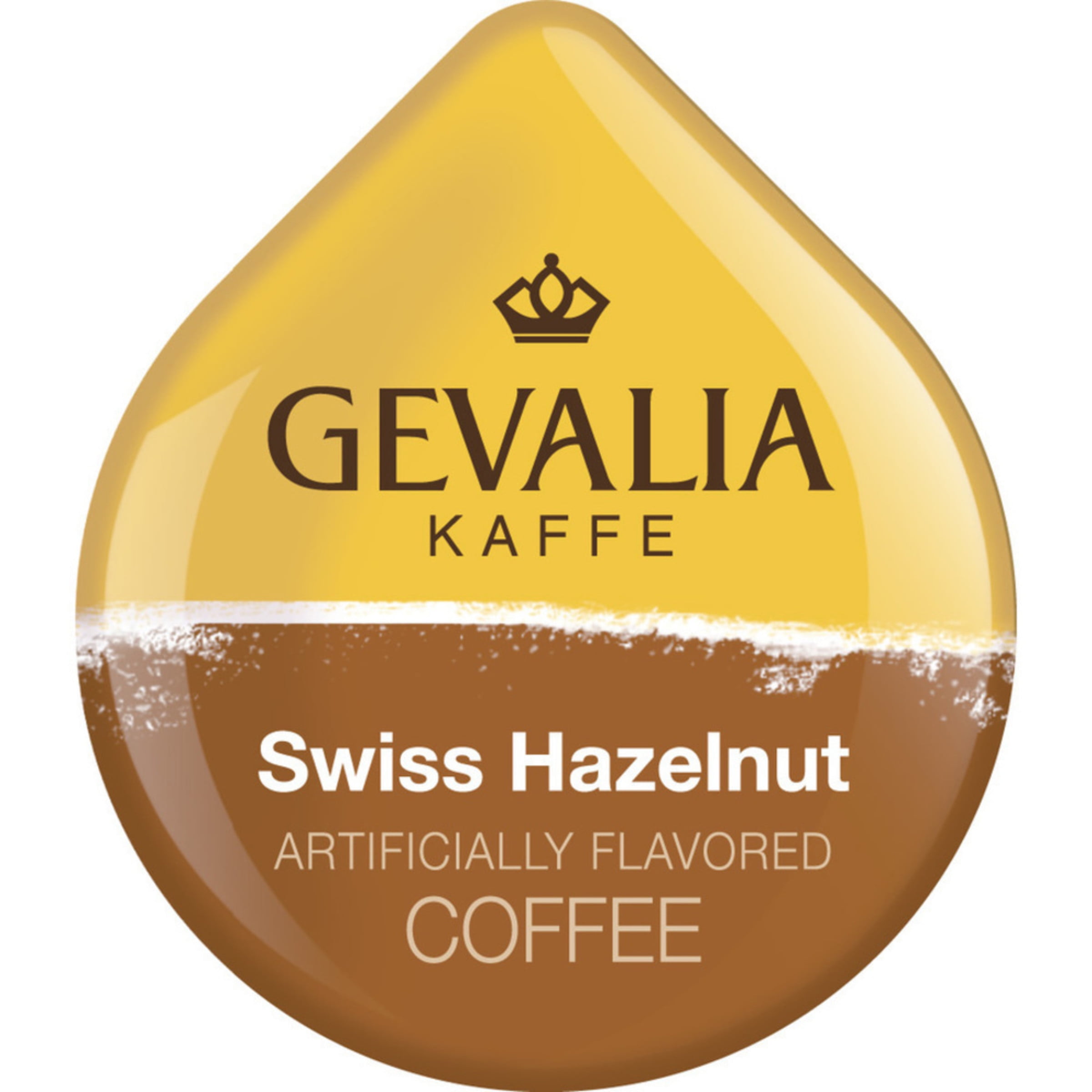 Gevalia Hazelnut Ground Coffee TDisc for Tassimo Brewing System, 16