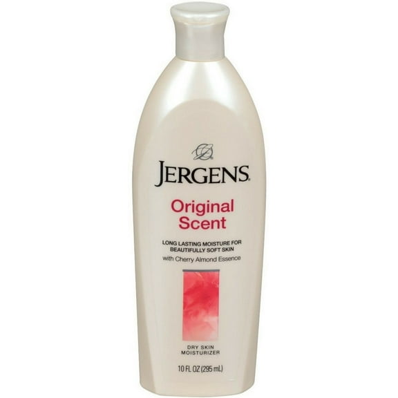 4 Pack - Jergens Original Scent Dry Skin Moisturizer with Cherry Almond Essence 10 oz