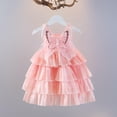 thumbnail image 1 of Odeerbi Vestido de Princesa de Verano Con Capa Alas de Mariposa Vestido de Niña Flor Algodón Fiesta de Cumpleaños Vestido de Fiesta Formal, 1 of 9
