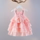 thumbnail image 1 of Odeerbi Vestido de Princesa de Verano Con Capa Alas de Mariposa Vestido de Niña Flor Algodón Fiesta de Cumpleaños Vestido de Fiesta Formal, 1 of 9