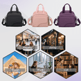 thumbnail image 4 of Backpacks Purse for Women Fashion Crossbody Bags with Multiple Pockets, Shoulder Bags Multipurpose Design Handbag Ladies Travel Backpack, Purple, 4 of 7