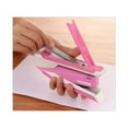 thumbnail image 7 of Incourage Spring-Powered Desktop Stapler, 20-Sheet Capacity, Pink/white | Bundle of 10 Each, 7 of 7