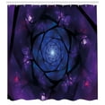 thumbnail image 3 of Ambesonne Psychedelic Shower Curtain, , 69"Wx70"L, Purple Blue, 3 of 3