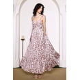 thumbnail image 1 of Vestido Bellabarnetten Veryar con estampado de flores maxi con corte, 1 of 6
