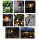 thumbnail image 2 of Lámpara de exterior Lámpara solar transfronteriza imitación lámpara de caballo viejo lámpara decorativa patio exterior jardín paisaje balcón jardín lámpara impermeable hueca 04 disco pequeño negro (ga Eccomum  Lámpara de exterior, 2 of 7