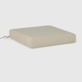 thumbnail image 5 of SSyao Outdoor Patio Furniture Chair Cushions, Set of 2 Square Seat Pads, 20" x 19" Weather-Resistant Cushions for Garden, Porch, Deck, or Balcony Seating, Beige, 5 of 9