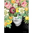 thumbnail image 2 of Seven Trees Design 12x14 Gold Ornate Wood Framed with Double Matting Museum Art Print Titled - The Girl and the Flowers, 2 of 4