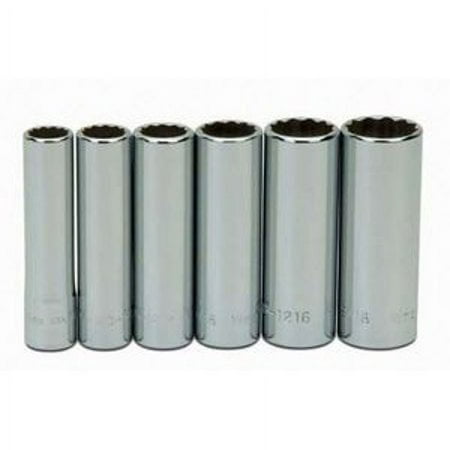 

Williams WSMD-6RC 6-Piece 1/4-Inch Drive Deep 12 Point Socket Set