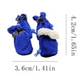 thumbnail image 3 of Blue 3.6X4.2Cm Winter Dog Shoe Reflective Strip – Reflective Safety Band For Pet Collars And Leashes, 3 of 6