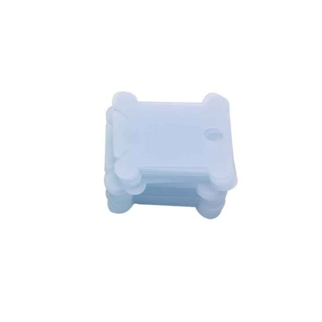 Xingzhi 100Pcs Embroidery Floss Craft Thread Bobbin Cross Stitch Plastic Storage Holder Sewing Needlecraft