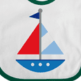 thumbnail image 4 of Inktastic Personalized Sailboat Boys or Girls Baby Bib, 4 of 4