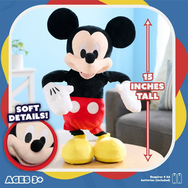 Disney Junior Mickey Mouse Hot Diggity Dance Mickey Feature Plush