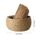 thumbnail image 5 of 1 maceta tejida de paja, cesta para plantas, maceta redonda tejida (caqui), 5 of 6