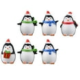 thumbnail image 3 of BERTDOMD 18-Piece Christmas Mini Penguin Ornament Set with Cute Holiday Decorations, Assorted Colorful Designs for Festive Cheer, 3 of 5