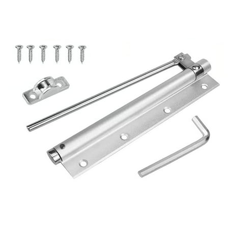 Automatic Door Closer - Self-Closing Hinge for Wood & Metal Doors | Adjustable Tension | Quiet Noise Reduction | Stainless Steel Construction | Easy Installation | Indoor/Outdoor Use