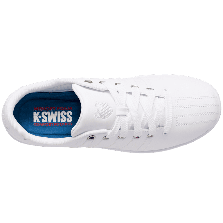 K-Swiss Court Pro II men's Leather Sneakers Memory Foam Sole
