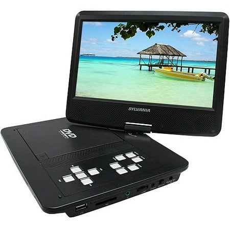 SYLVANIA(R) SDVD1030 10 Swivel-Screen Portable DVD Player - Walmart.com