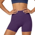 thumbnail image 5 of gbyLJF Women’s Biker Shorts Stretch High Waisted Workout Yoga Shorts Running Gym Leggings Womens Shorts, 5 of 6