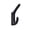 Black, variant on Better Homes & Gardens Sleek Simplicity Single Wall Hook, Matte Black Finish
