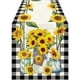 thumbnail image 1 of Xihbxyly Mantel de Girasoles, Funda de Lino con Vibrante Diseño Floral, Tela Resistente a Las Manchas, Varios Tamaños, Decoración para Comedores y Reuniones Familiares, Fácil de Limpiar., 1 of 6