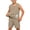 Khaki, variant on Rvasteizo Boys Girls Outfit Set Fabric Sleeveless Top Short Pant Toddler Loungewear Outfit for 0-10 Years