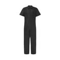 thumbnail image 4 of Luiryar Men's Summer Romper Zipper Playsuit One-Piece Short Sleeve Jumpsuit with Pockets Male Bodysuit Outfits Plus Size, 4 of 5