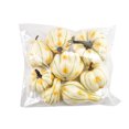 thumbnail image 4 of 8-Pack Artificial Foam Pumpkins for Decor, Lifelike Mini Pumpkins for Halloween Fall Thanksgiving Christmas Home Party Decorations, Realistic Decorative Pumpkin Props for Table Centerpiece Basket, 4 of 8