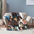 thumbnail image 6 of Patrick Swayze Collage Blanket Flannel Soft Throw Blankets for Bedroom Livingroom Sofa Home 60""X50"", Black, 6 of 6