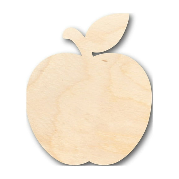 Unfinished Wood Peach Shape - Craft - up to 46" DIY 8" / 1/8"