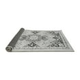 thumbnail image 2 of Ahgly Company Indoor Round Abstract Gray Modern Area Rugs, 7' Round, 2 of 4