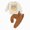 Beige, variant on HFHAPW Baby Boy Clothes Funny Letter Print Long Sleeve Sweatshirt Pullover Tops Joggers Pants Set Toddler Fall Winter Outfits 0 6 12 18 Months 2T 3T 4T 5T 6T 7T 8T 9T(Beige,6-12 M)
