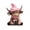 #A01-Bow, variant on Halloween Mummy Highland Cow Figurine, Spooky Wrapped Cow Statue with Skeleton Decor, Halloween Indoor Tabletop Resin Ornament for Party Home Decor