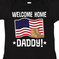 thumbnail image 4 of Inktastic Military Dad Welcome Home USA Flag Boys or Girls Baby Bodysuit, 4 of 5