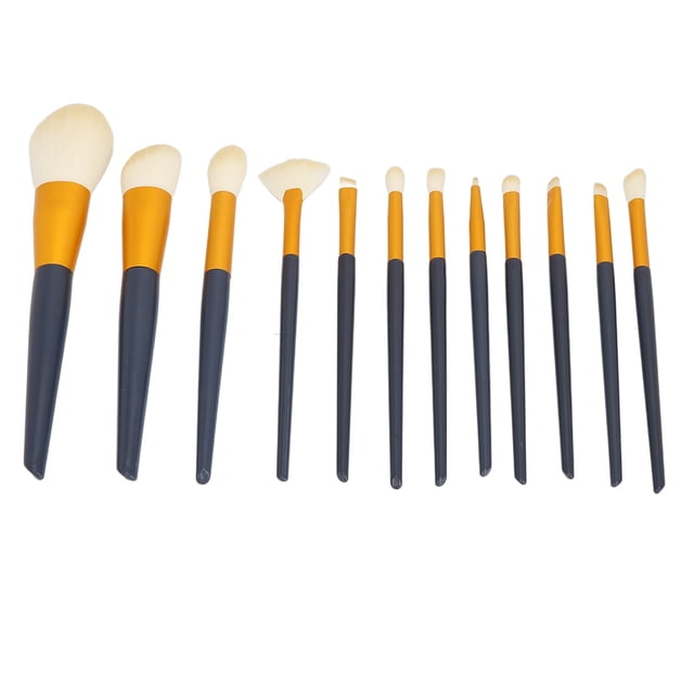 Makeup Brushes Set, Soft Bristle Cosmetic Brushes Set Dense Bristle with Storage Bag for Home for Makeup Beginner