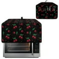 thumbnail image 2 of Renewold Toaster Oven Cover Stain-Resistant Air Fryer Smart Oven Protector with Storage Pockets Easy Clean Kitchen Appliance Accessories, 18.5 x 14.5 x 9 Inches, Cherry Black, 2 of 7