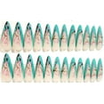 thumbnail image 4 of Cherry Blossom French Manicure Stiletto Press-On Nails - 24 Pieces - Artificial Nail Kit, 4 of 4