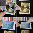 thumbnail image 2 of 12 hojas, 12 colores, para esquinas de montaje grafía, autoadhesivas para álbumes de recortes, álbumes grafía (cada hoja, 102 piezas) BLESIY esquinas de papel para fotos, 2 of 8