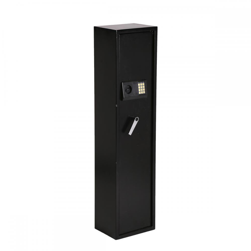 Details about   Security 5 Gun Rifle Electronic Lock Key Storage Safe Box Large Firearms Cabinet 