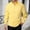 Yellow, variant on YANGXINX Men's 2026 Dress Shirts Stylish Solid Color Long Sleeve Button Down Collared Tops Free Formal Business Casual Work Clothes