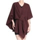 thumbnail image 2 of Capa de lana de color liso para mujer, chaqueta, bufanda, 2 of 4