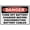 Warning Sign 1, variant on Risk Of Eye Injury When Charging Sign 8"x12", Aluminum Tin Warning Signs for Home Outdoor Garden, High Visibility Hazard Sign for Storage