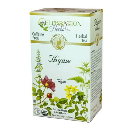Celebration Herbals Thym Leaf Tea Bio, 24 Ct