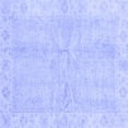 thumbnail image 1 of Ahgly Company Indoor Square Oriental Blue Traditional Area Rugs, 3' Square, 1 of 4