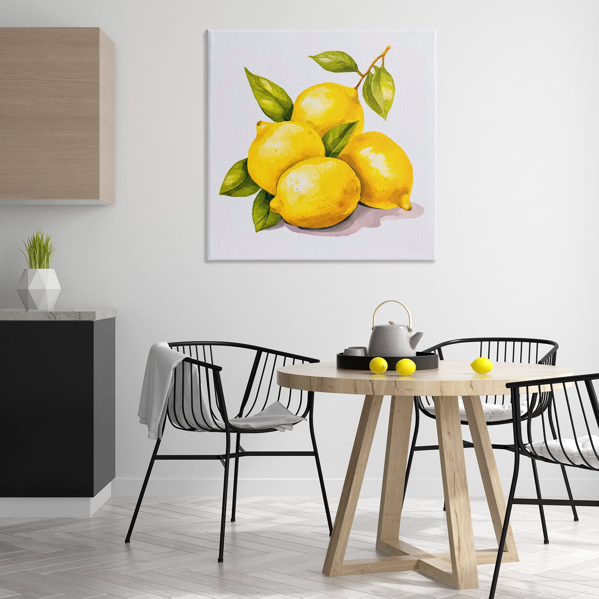 Stupell Industries Lemon Delights Fruit Food & Beverage Painting Wrapped Canvas Art Print Wall Art, 36 x 36